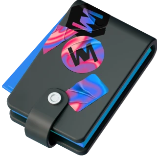 black wallet